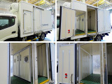 フロント荷室/内寸:76&times;167&times;135(すのこ付:132) 両サイド開閉式ドア 水抜き穴前1対 荷室灯1個 冷凍機 東プレ/XL22LOC-P -30度設定 -12度確認