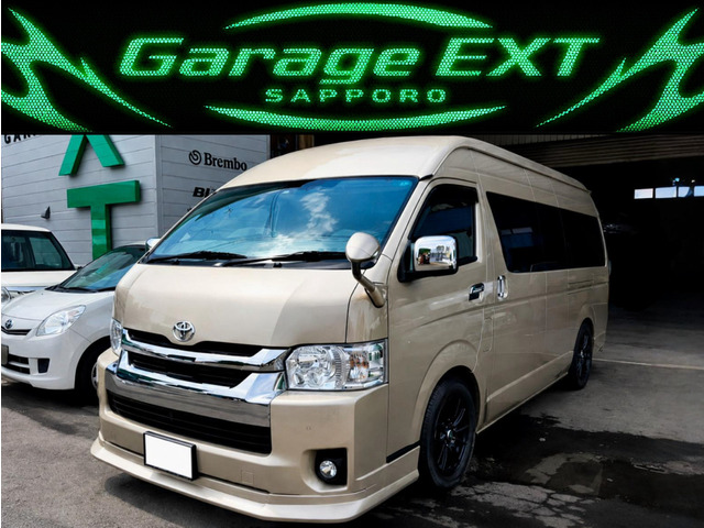 ハイエース 2.7 グランドキャビン ファインテックツアラー 4WD ALPINE10インチナビ