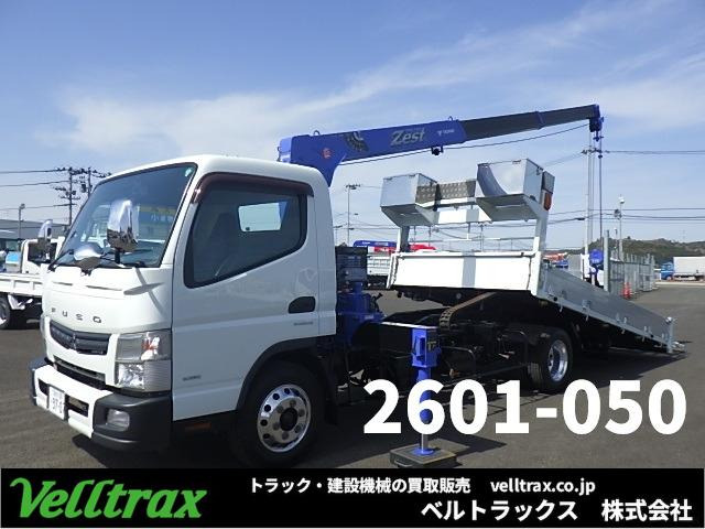 キャンター3.0 ワイド ロング 高床 ディーゼル3段クレーン付車載ローダー