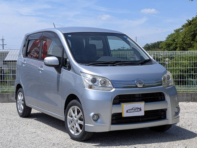 ダイハツ ムーヴカスタム X 車検ロング!スマートキー!Fタイヤ新品! の 