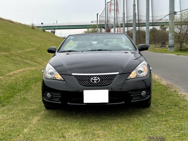 米国トヨタ カムリソラーラコンバーチブル エンジ色ホロ/タイベル交換