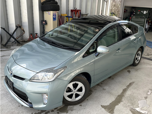 トヨタ プリウス 1.8 G サンルーフ の中古車詳細 (88,100km, グリーン 