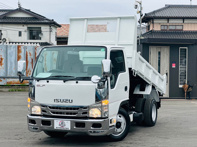 エルフ 3.0 三転強化ダンプ フルフラットロー ディーゼル ShinMaywa 3tダンプ 6速MT