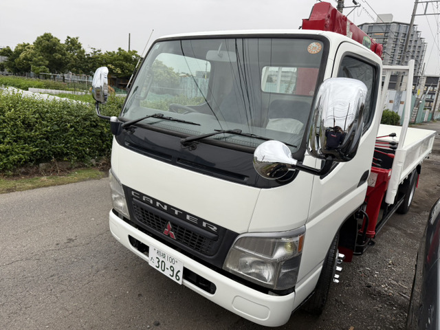 キャンター 新明和 クレーン車