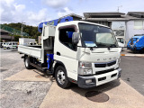 キャンター  ワイドロング4段クレーン積載3750kg