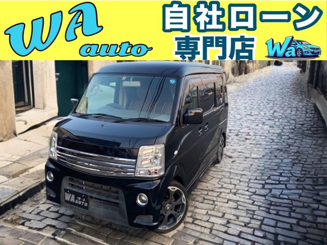 エブリイワゴン  PZターボスペシャル ハイルーフ 信用回復ローン対応 ナビ・両側電動S付