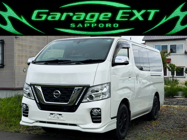 NV350キャラバン 2.5 プレミアムGX ロング ディーゼル 4WD ベッドキット装備 ALPINEナビ