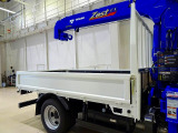 荷台内寸:285&times;179&times;38 三方開 リアアオリチェーン2個 タダノ4段 2.6t吊りクレーン付