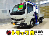 お問合せ管理No.E756 R6 キャンター 3t 全低床 標準セミロング タダノ4段クレーン付 未使用車