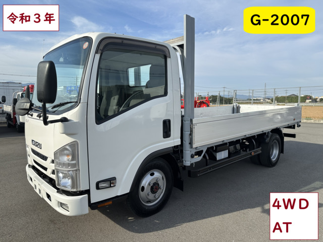 エルフ アルミ平ボディ 4WD 2tトラック