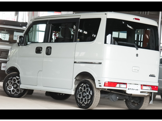 スズキ エブリイワゴン JPターボ 4WD リフトアップ 外マフラー 前後