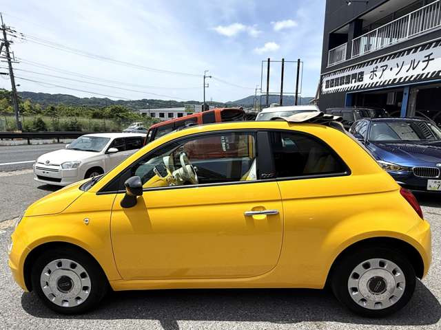 フィアット 500C ミモザ 2 限定50台 キャンバストップ キーレス の中古