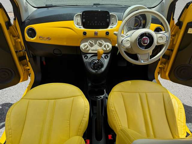 フィアット 500C ミモザ 2 限定50台 キャンバストップ キーレス の中古