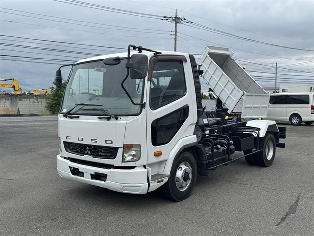 ファイター コンテナ車 新明和アームロール 4t