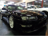 S14Ksターボ最終モデルブラックカラーフルエアロ&SR20DETターボエンジン純正5MTミッション&マフラー車高調インタークーラー他ドレスアップライトチューン仕様車が入庫しました