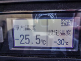 -30度設定 -25度迄確認