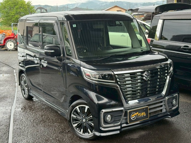 スペーシアカスタム ハイブリッド(HYBRID)  XSターボ 4WD ナビ TV 全周囲カメラ ドラ...