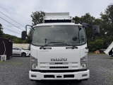 車両前面:いすゞフォワードLゲート(Fゲート)ダンプ!走行距離5万㎞台!オートコボレーン(シート自動開閉装置付),車検1年付,F6速,HSA,オートサイドミラー,キーレスキー,取説書記録簿R7点検整備有