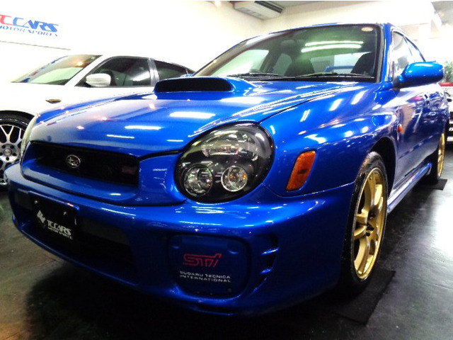インプレッサWRX 2.0 WRX STI プレミアムパッケージ 4WD 後期型WRブルーカラーSTIエアロ