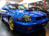 インプレッサWRX 2.0 WRX STI プレミアムパッケージ 4WD 後期型WRブルーカラーSTIエアロ