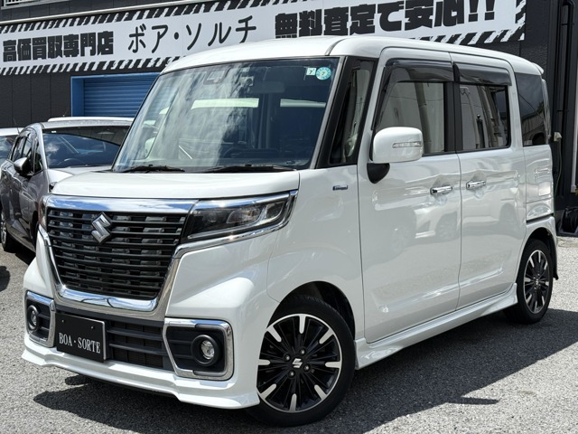 スペーシアカスタム ハイブリッド(HYBRID)  XS 社外ナビ TV ETC 両側パワスラD