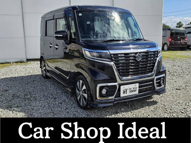 スペーシアカスタムハイブリッド(HYBRID) XS 4WD1年保証★ナビ★Bカメラ★両側パワスラ★