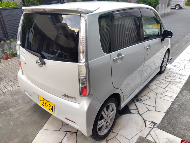 ダイハツ ムーヴカスタム RS ターボ ナビ・ETC 車検→令和9年1月 の 