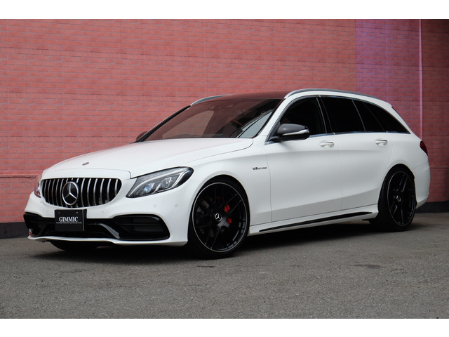 Cクラスワゴン C200 スポーツ 本革仕様 C63仕様フルエアロ&20インチアルミ