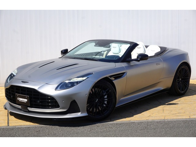 DB12ヴォランテ  左H ブラックエクステリアパック グレイシャーホワイトレザー