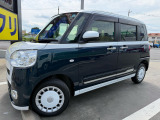 ムーヴキャンバス ストライプス Gターボ 4WD 長車検 ナビ TV Bカメ 両側PSD