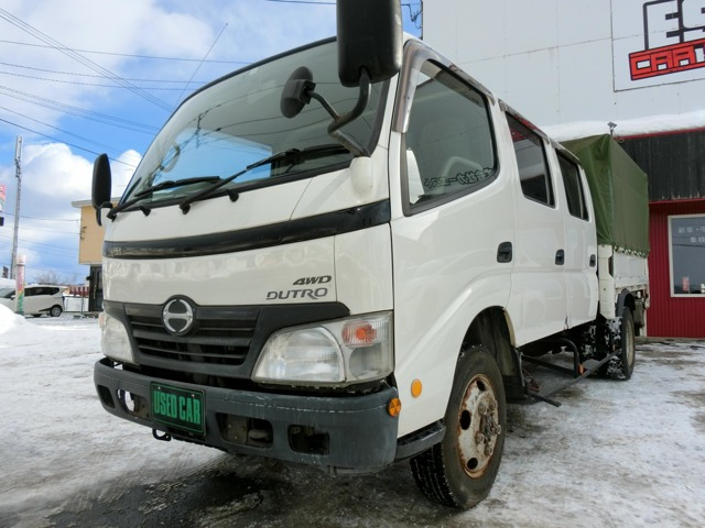 デュトロ  トリプルキャブ 幌・パワーゲート