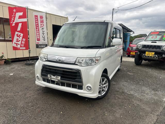 タントカスタム X 4WD スライドドア HID スマートキー AT