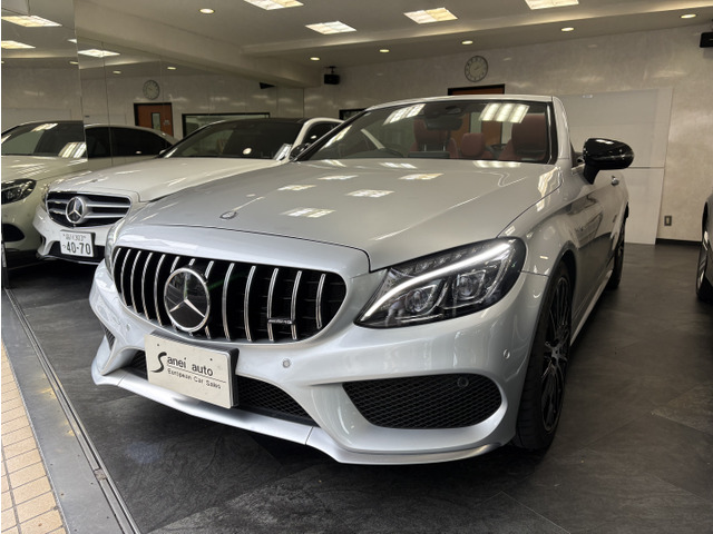 Cクラスカブリオレ AMG C43 4マチック 4WD レッドレザー・26000km