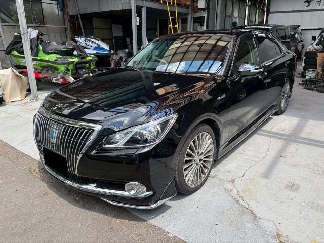 クラウンマジェスタ 3.5 Fバージョン Jフロンティア エアロ付 サンルーフ ブラウンレ...