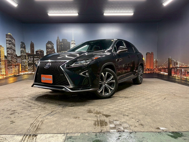 RX 450h Fスポーツ 4WD 禁煙車 赤本革 メーカーナビ