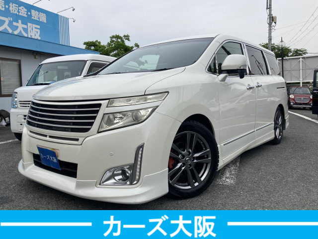 エルグランド 3.5 ハイウェイスター 4WD F プッシュスタート パワスラ ナビ