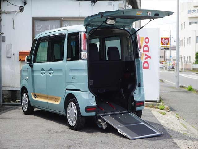 スペーシア X ウィズ 車いす移動車 リアシート付 走行11675キロ禁煙車電動ウィンチ