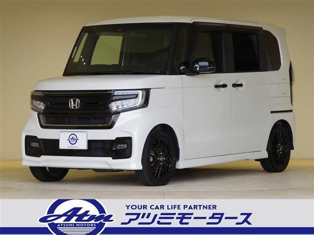 N-BOXカスタム L ターボ スタイルプラス ブラック SENSING 8型ナビ TV Bカメラ