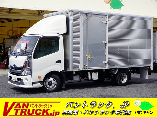 デュトロ 4.0 ワイド ロング 高床 ディーゼル アルミバン 3トン 左右サイドドア