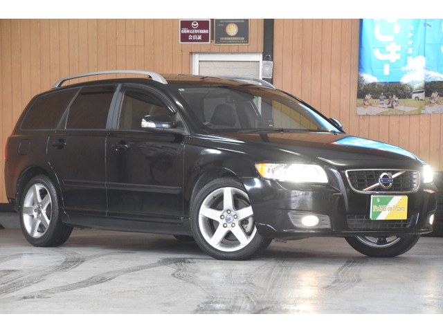 ボルボ V50 2.0 クラシック 検9.3黒本革SR地デジフルセグETC の中古車