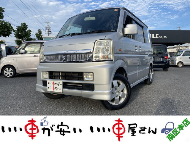 エブリイワゴン PZターボ 4WD 禁煙☆ターボ☆キーレス☆ベンチ