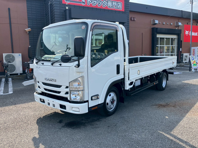 エルフ 2t積・平ボディ・ロング・4WD・全低床