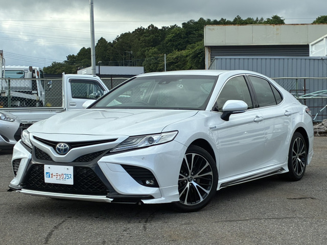 トヨタ カムリ 2.5 WS レザーパッケージ TRDエアロ 純正ナビ フルセグ