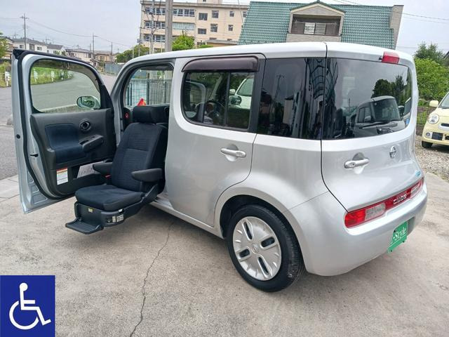 キューブ 1.5 15X アンシャンテ 助手席スライドアップシート 福祉車両 プッシュスタ...