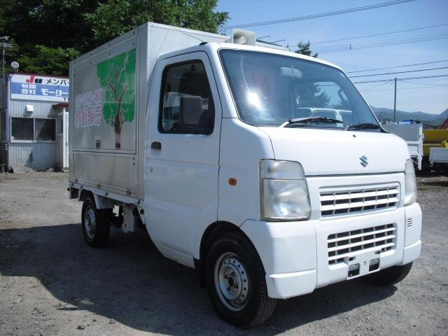 キャリイ  移動販売車 三方開 オートマ 4WD 庫内床 陳列棚ステン製