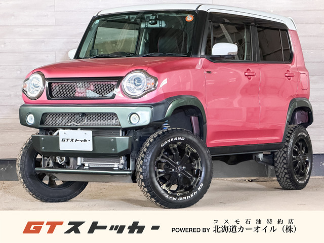 ハスラー ハイブリッド(HYBRID) Xターボ 4WD リフトアップ 外マフラー ホワイトレター