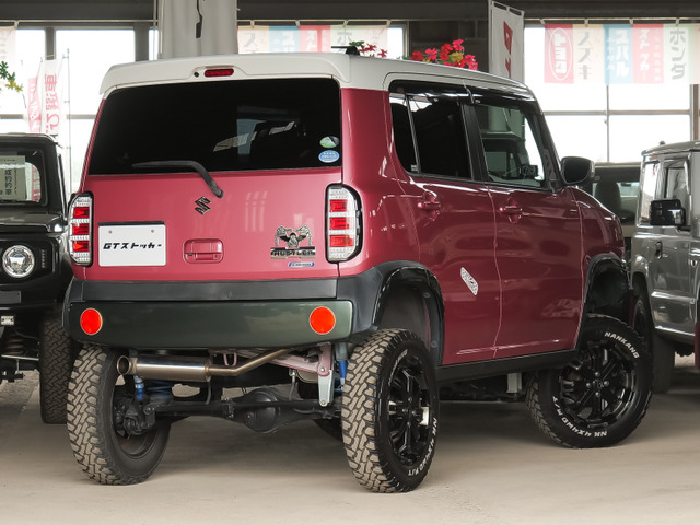 スズキ ハスラー ハイブリッド(HYBRID) Xターボ 4WD リフトアップ 外