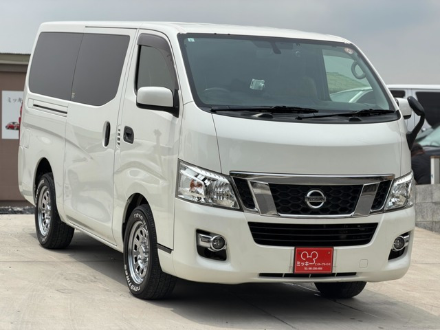 NV350キャラバン 2.0 DX ロング ホワイトレタータイヤ ナビ バックカメラ