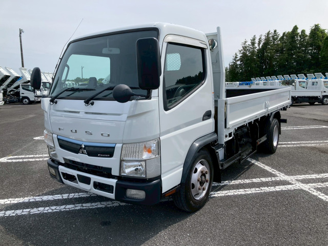 キャンター 4t積・平ボディ・ロング・全低床・AT車