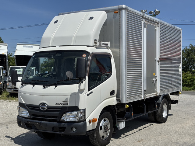デュトロ  3tアルミバン 4WD サイドドア